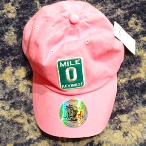 ⚡5/$25 Life in Paradise "Mile 0 Key West pink adjustable baseball cap